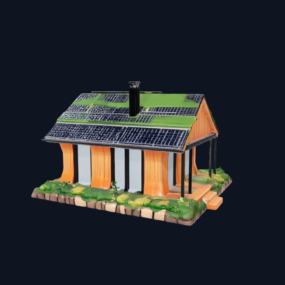 EcoFriendly Cabin model pack